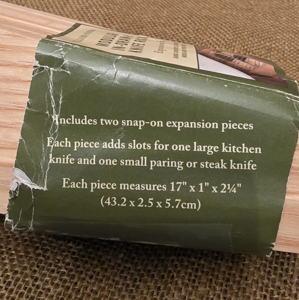 Williams-Sonoma In-Drawer Knife Rack Expansion Set Plus One